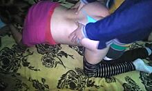 Latina Sucks Cock Hard Then Takes Pito Deep Vagina Thong Panties