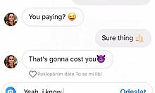 Huge instagram tits bounce wildly as she's finally fucked hard from behind!