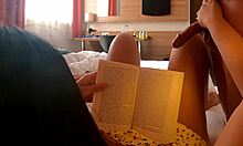 Curvy Busty Beauty Teases Big Cock with Dripping Balls Massage