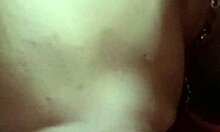 curvy latina stepmom sucks stepson's cock deep to heal heartbreak then swallows cum