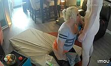 that young college dude bends over sexy shemale alexia st james for bareback doggystyle deepthroat pounding