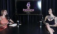 lexi mallet in sheer red teases clients with brazilian heat