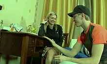 Tatyana Konovalova Barely Legal Blonde Whore Gapes Ass Wide Open