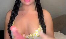 My slutty british girlfriend shares her horniest webcam experience with toys