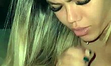 teasing his huge cock with my mouth until he blasts hot cum all over me