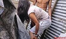 wife gets brutal outdoor anal fuck from friend deep on ranch pain quickie