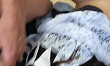 Cute College Girl's Tight Pussy Filled with Huge Creampie and Cum Mouthful