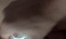 Milf screams as bottle stretches her pussy doggystyle