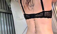 i love this alt college girl's huge natural tits bouncing like crazy slut