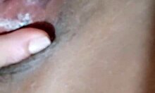 chubby brazilian babe cleans vibrator and orgasms wildly part 2!!