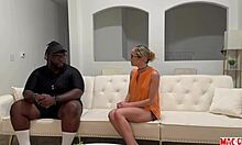 blonde milf slut seduces bbc coach bends over rides big cock doggystyle cum ass