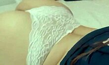 mi padrastro finally gets to fulfill his fantasy with me in this curvy latina lingerie tease um like so hot