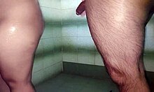 helping my neighbor bathe she starts provoking me