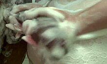 stepdaughter's naughty shower stepdad's 12-inch bbc too huge for tight latina ass pov