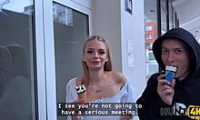 Blonde Naomi Loves Flaunting Boobs While Cheating on BF Right in Front of Him