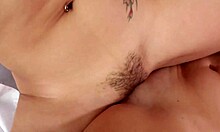 two petite hairy pussy teens lick toy each other tight