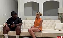 blonde milf slut seduces bbc coach bends over rides big cock doggystyle cum ass