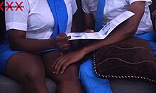 big ass ebony schoolgirl ditches studies for doggystyle with monster cock