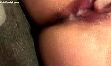 POV creamy pussy throbs in shower closeup solo orgasm!