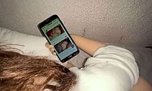 Perfect ass 18+ babe catches you watching porn demands rough fuck now