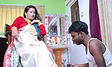 rich indian bhabhi rewards servant with juicy pussy sex