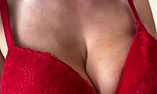 Stepmom's Big Milky Tits Overflow With Desire