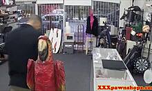 hey, pawnshop babe rims then gets pussy pounded hard