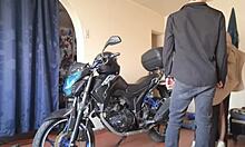 colombian niece sucks verga bends for culo ride on moto trip