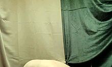 Slave f in handcuffs belt uro self session dildo bound outdoor flashing humiliation dirty talk