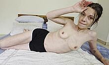 hey look at my small saggy milf tits and nipples up close