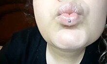 mommy's sweet thin glossy lips hide her chubby hairy slut secrets