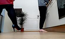 ever seen a curvy mother-in-law's big ass in pantyhose covered in hot cum??