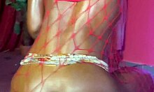 Halloween Tease Dances Rips Clothes Plays Wet Pussy Asshole for Fan