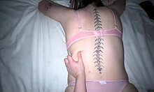 Stepsister pounds me rough post-shower with intense cunnilingus fingering orgasm