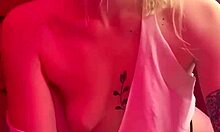 pov girlfriend worships cock then takes deep doggystyle pounding from neighbor