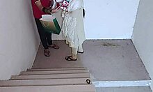 😈 secret stairs fuck with horny sister-in-law tight pussy pounding 🔥