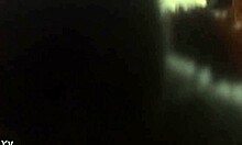 Hidden Camera Captures Black Teen's Interracial Blowjob