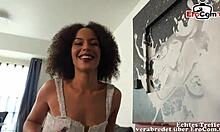deutsche skinny ebony teen 18+ raw fucked on erocom date pickup 😈🔥