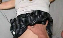 Pregnant Student Begs Stepdad Punish My Tight Pussy with Creampie in Garage