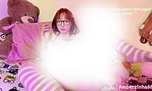 watch this cute goth redhead brazilian pawg ride sex machine first time huge orgasm