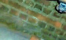 piss play turns wild in locked chastity cage outdoors