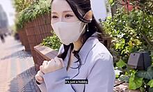 beautiful classy big tits dental hygienist dubbed wants to outdo his wife with horny blowjob cumshot