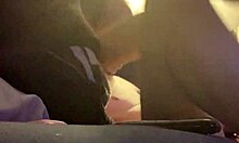 oh damn this canadian exhibitionist jerks her monster cock publicly first time ever!