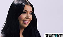 Aussie Teen Holly Day Fingers Pussy to Orgasm Post-Interview!