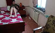 while i was reading my stepbrother sneaks up TAKES ADVANTAGE and fucks my tight pussy hard