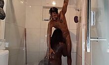 Fernanda Chocolatte Barebacks Baiano in Bahia and Returns Dripping Cum from João's Load