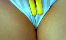 i cant stop my wet shaved asian teen pussy from overflowing creamy juices with this dildo climax desi style