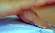 i cant stop my wet shaved asian teen pussy from overflowing creamy juices with this dildo climax desi style