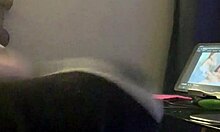 oh damn this canadian exhibitionist jerks her monster cock publicly first time ever!