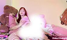 watch this cute goth redhead brazilian pawg ride sex machine first time huge orgasm